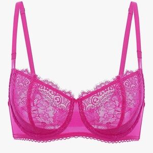 DOBREVA Lace fuchsia bra